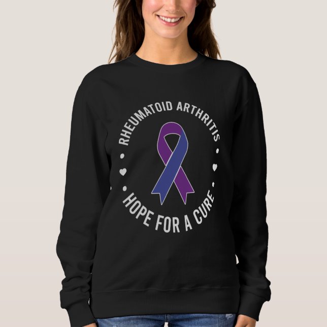 Sweatshirt L'Arthrite Rhumatoïde Espère De Cure Inflammatoire (Devant)