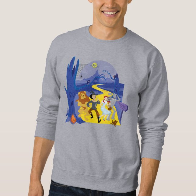 Sweatshirt L'Assistant D'Oz™ | Forêt hantée d'Halloween (Devant)