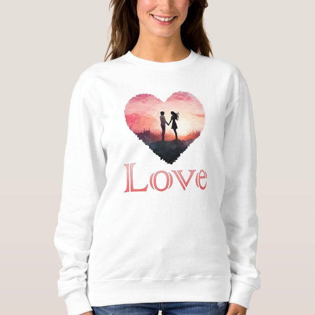 Sweatshirt L'aube d'un nouvel amour (Devant)