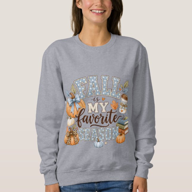 Sweatshirt L'automne est ma saison préférée (Devant)