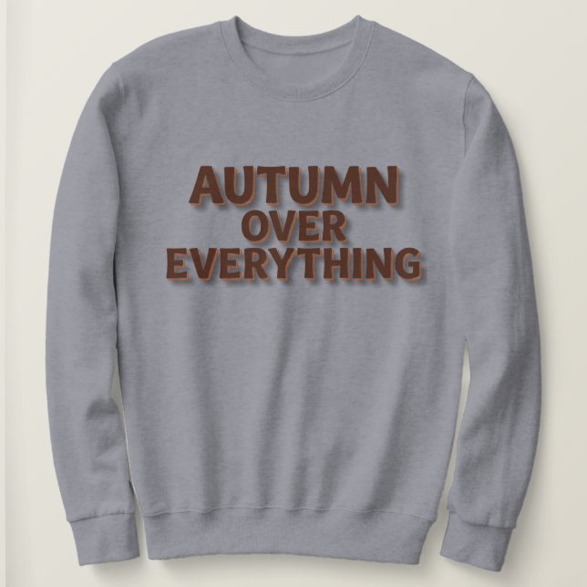 Sweatshirt L'automne sur tout (Design devant)