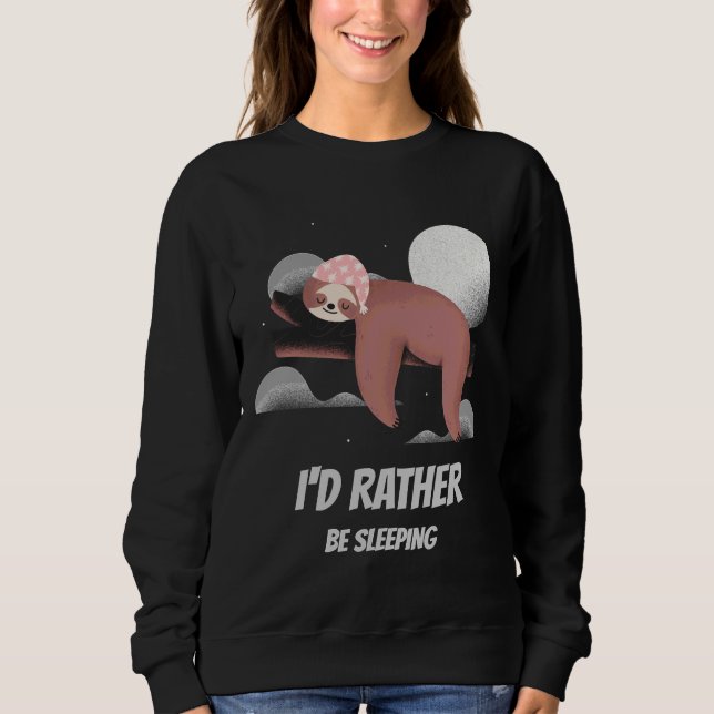 Sweatshirt Lazy Little Sloth (Devant)