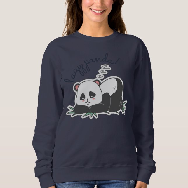 Sweatshirt Lazy Panda (Devant)