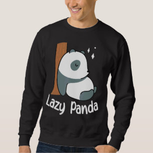 Sweatshirt Lazy Panda Bamboo Cute Panda ours Animal