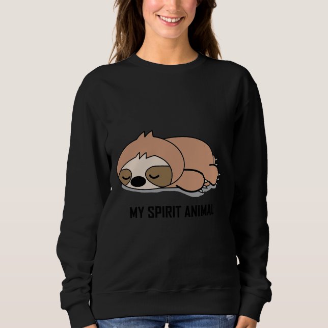 Sweatshirt Lazy Sloth 68 (Devant)
