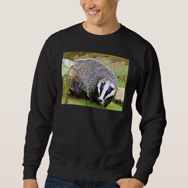 Sweatshirt Le Badger sans peur (Devant)