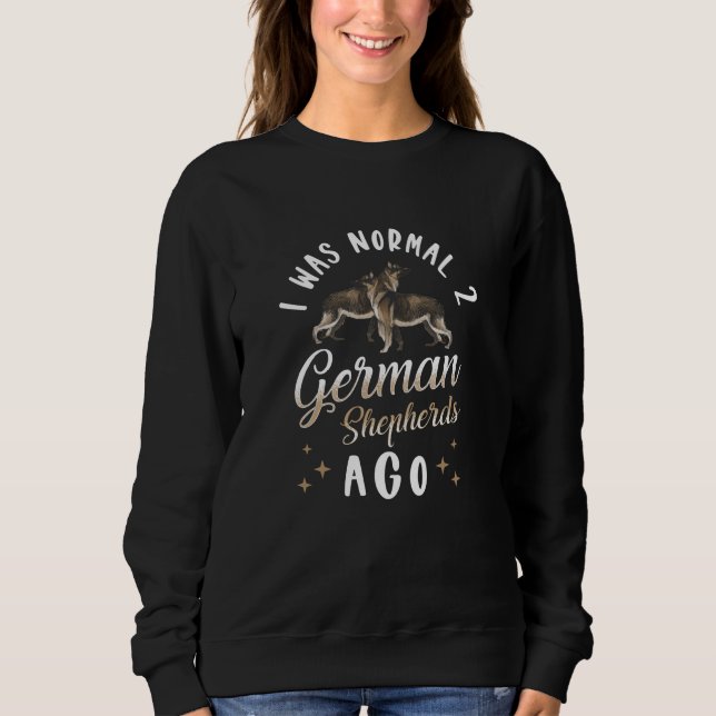 Sweatshirt Le berger allemand dit : (Devant)