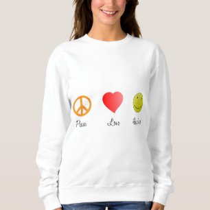 Sweatshirt Le Bonheur d'amour pour la paix