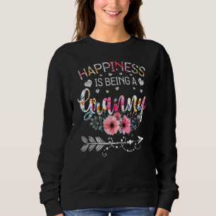 Sweatshirt Le bonheur de la fête des mamans est d'être grand-