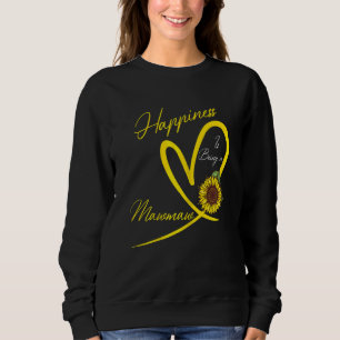 Sweatshirt Le Bonheur Des Femmes Est D'Être Un Tournesol Mawm