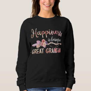 Sweatshirt Le Bonheur Des Femmes Est D'Être Une Grande Grand-