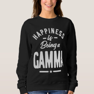 Sweatshirt Le bonheur des femmes est un gamma Maman grand-m
