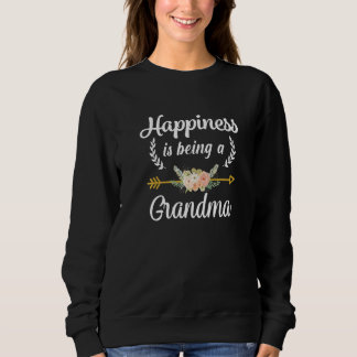 Sweatshirt Le bonheur est d'être la fête des mères de grand-m