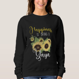 Sweatshirt Le bonheur est d'être un tournesol de Yaya Heureux