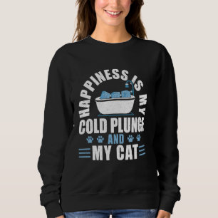 Sweatshirt Le Bonheur Est Mon Plongée Froide Et Mon Bain De G