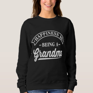 Sweatshirt Le bonheur est une grand-maman