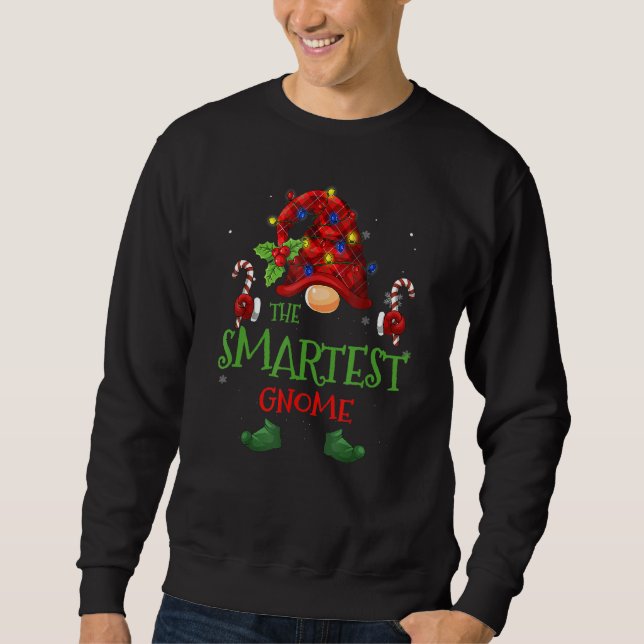 Sweatshirt Le Buffalo Gnome le plus intelligent a planté l'ar (Devant)