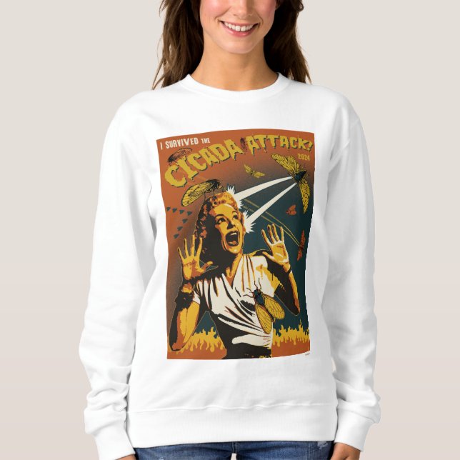 Sweatshirt Le Canada crie dame 2024 (Devant)