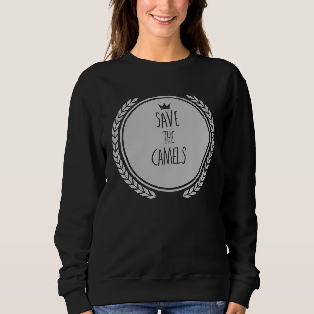 Sweatshirt Le chameau animal Chameau (Devant)