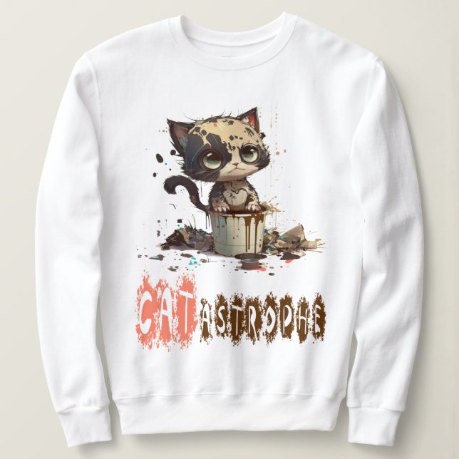 sweatshirt "Le Chaos de Kitten le plus catastrophi (Design devant)