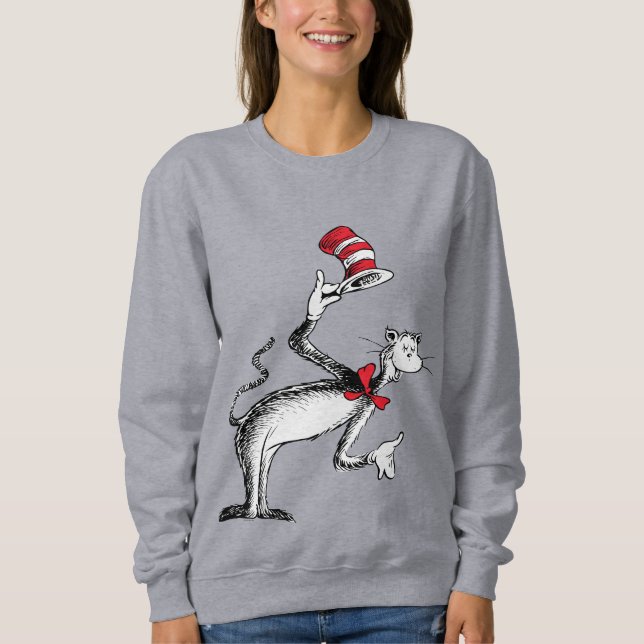 Sweatshirt Le Chat Chapeauté S'incline (Devant)