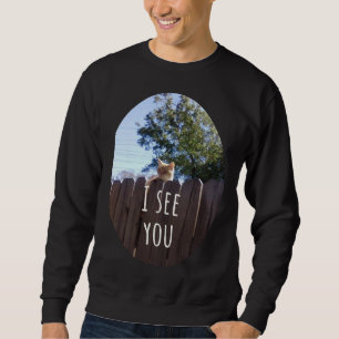 Sweatshirt Le Chat Je Te Vois