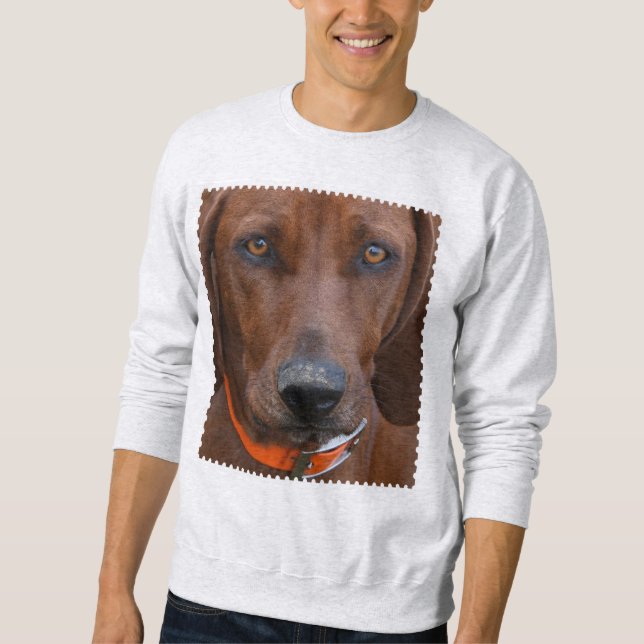 Sweatshirt Le Chenon Rouge A Été En Train De Creuser (Devant)