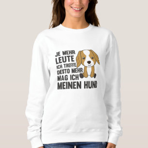 Sweatshirt Le Chien Berger Australien N'Aime Pas Les Gens