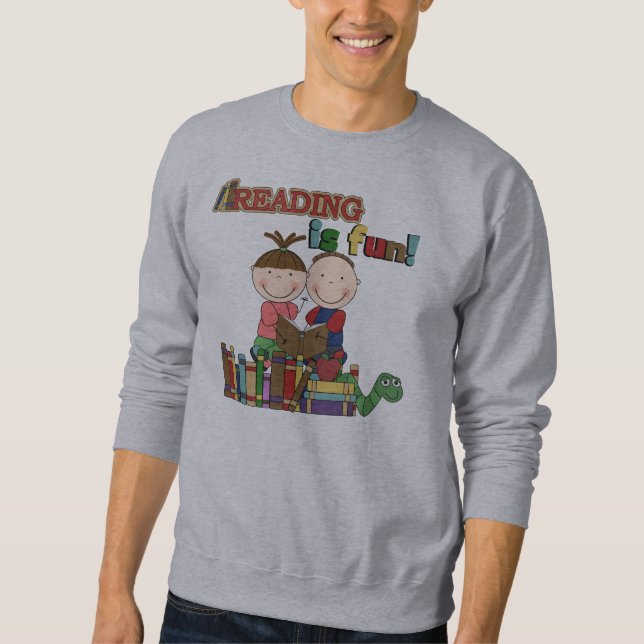 Sweatshirt Le chiffre lecture de bâton d'enfants est (Devant)