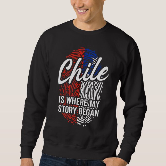 Sweatshirt Le Chili Est Là Où Mon Histoire A Commencé (Devant)