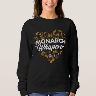 Sweatshirt Le Chuchoteur de Monarque Pour Une Entomologie Et