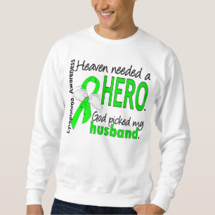 Sweatshirt Le ciel a eu besoin d'un lymphome de mari de héro