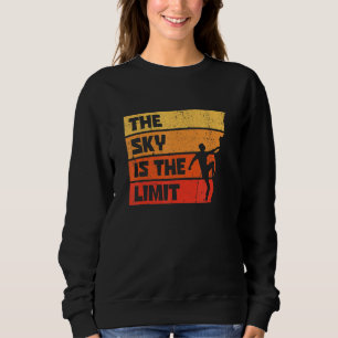 Sweatshirt Le ciel est la limite escalade bloc grimpeur grimp