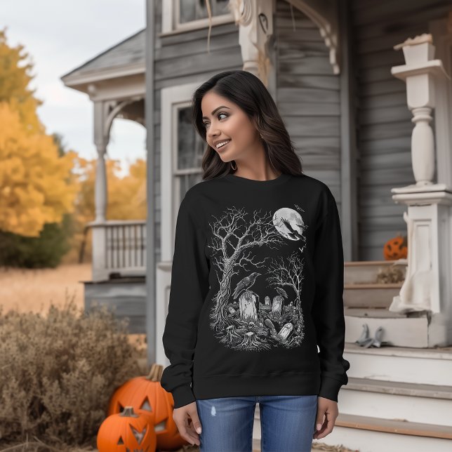 Sweatshirt Le cimetière Nevermore (Créateur téléchargé)