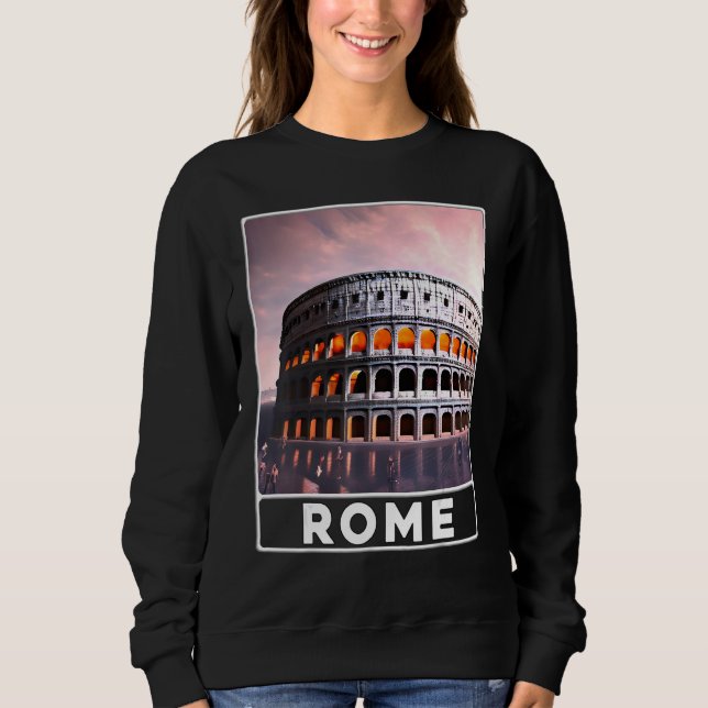 Sweatshirt Le Colosseum Rome Italie Souvenir (Devant)