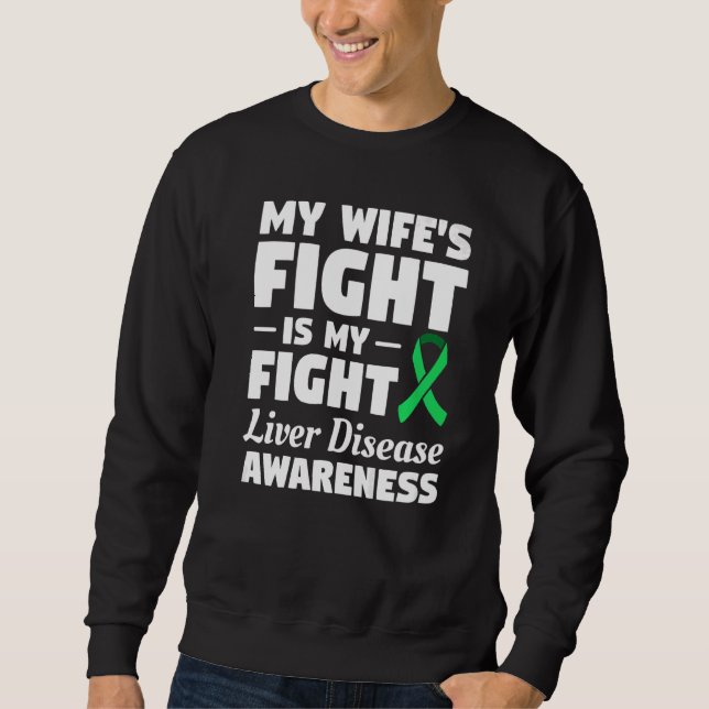 Sweatshirt Le combat de ma femme est mon combat des spécialis (Devant)