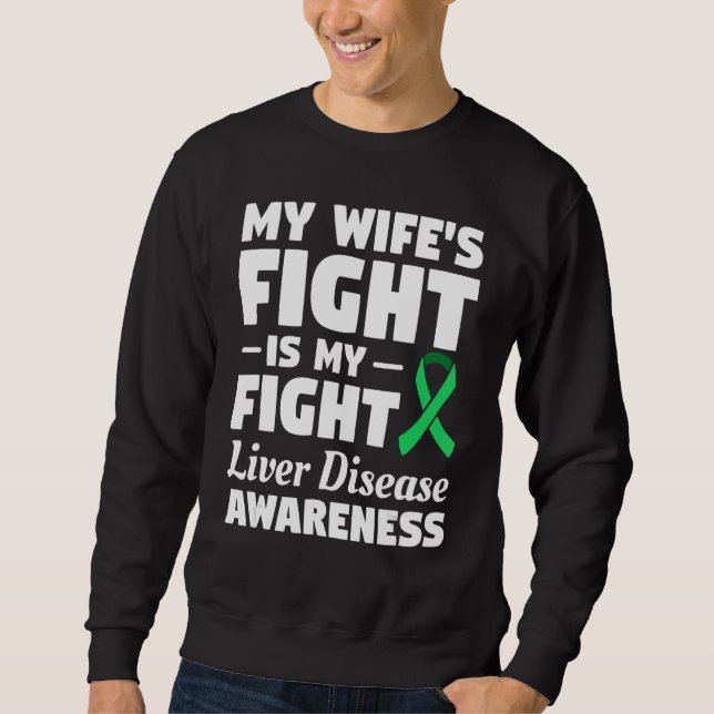 Sweatshirt Le combat de ma femme est mon combat des spécialis (Devant)