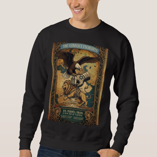Sweatshirt Le conflit s'intensifie (Devant)