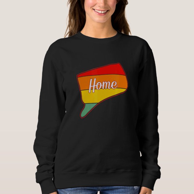 Sweatshirt Le Connecticut Est Ma Fierté Nationale (Devant)