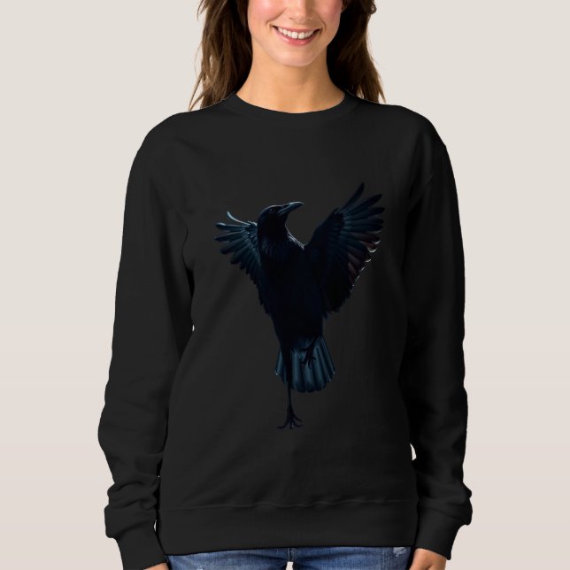 Sweatshirt « Le Corbeau Ascendant » (Devant)