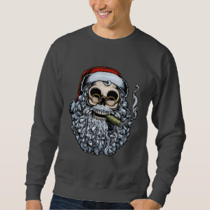 Sweatshirt Le crâne de Père Noël