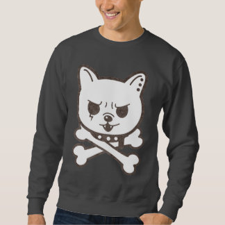 Sweatshirt Le crâne mignon de chiot de balancier badine le