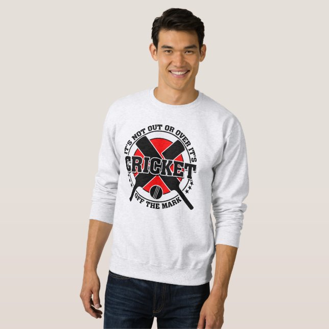 Sweatshirt Le cricket n'est plus au rendez-vous (Devant entier)