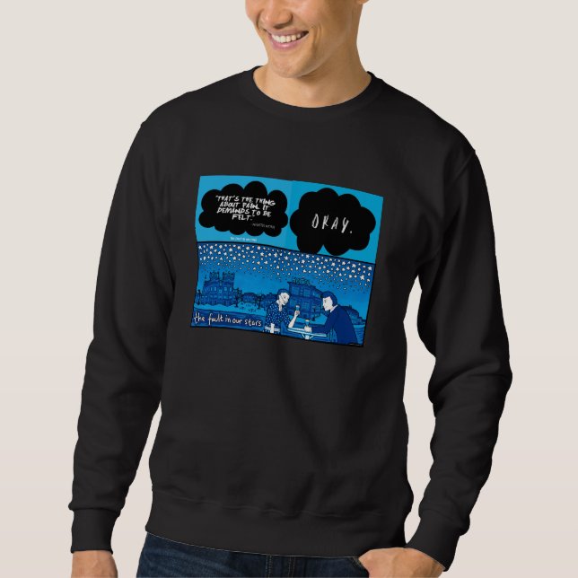 Sweatshirt Le défaut en notre collage d'étoiles (Devant)