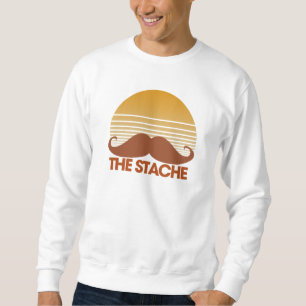 Sweatshirt Le Design Rétro Stache