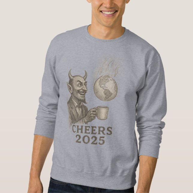 Sweatshirt Le diable aime 2025 (Devant)