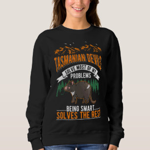 Sweatshirt Le Diable De Tasmanie Résoudre La Plupart De Mes P