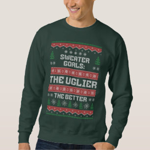 SWEATSHIRT LE DOUBLE NOËL VISE LE PLUS FORT LE MIEUX