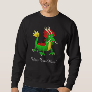 Sweatshirt Le dragon azur chinois moderne