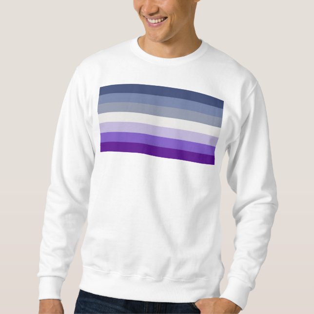 Sweatshirt Le drapeau de la fierté lesbienne boucher de Slipp (Devant)